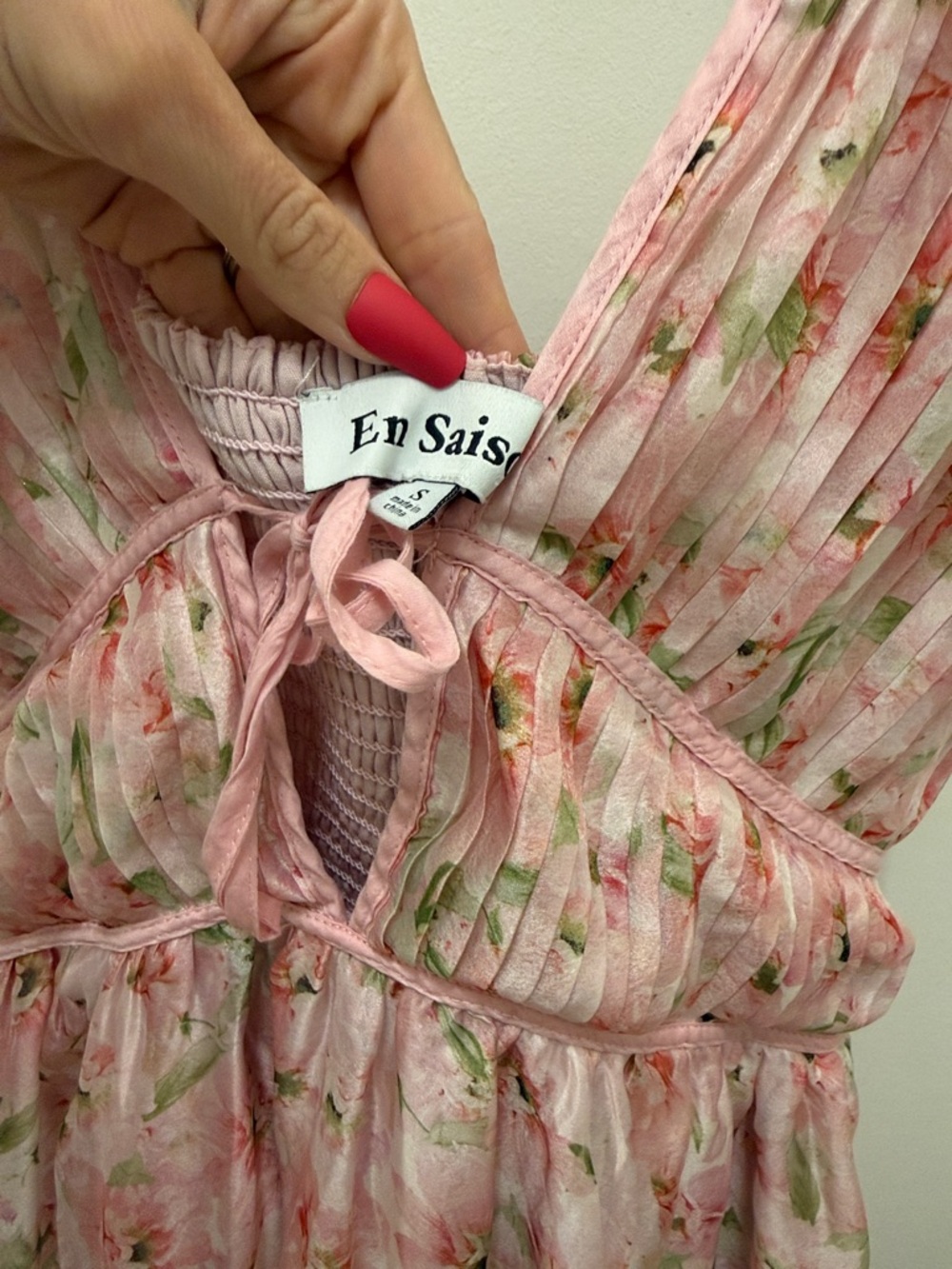 En Saison pink floral dress - Picture 3 of 4